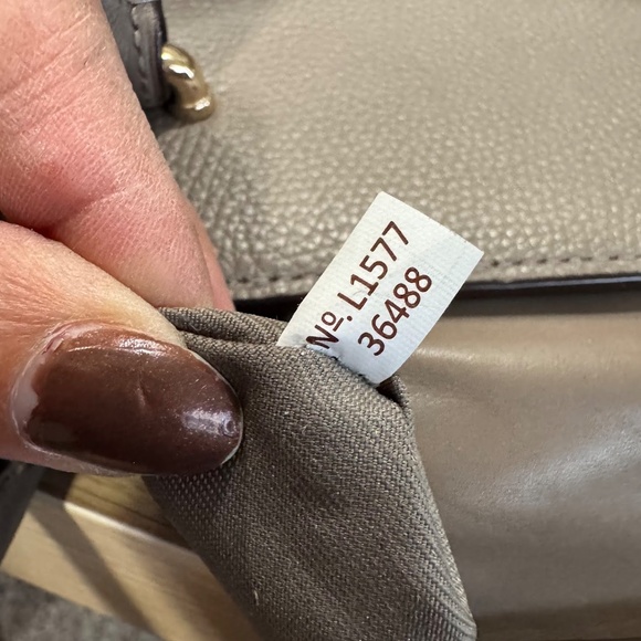 Coach Swagger Carryall Pebble Leather Large Shoulder Bag Style 36488 - Picture 11 of 13